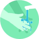 Wash your hands often with soap and water for at least 20 seconds